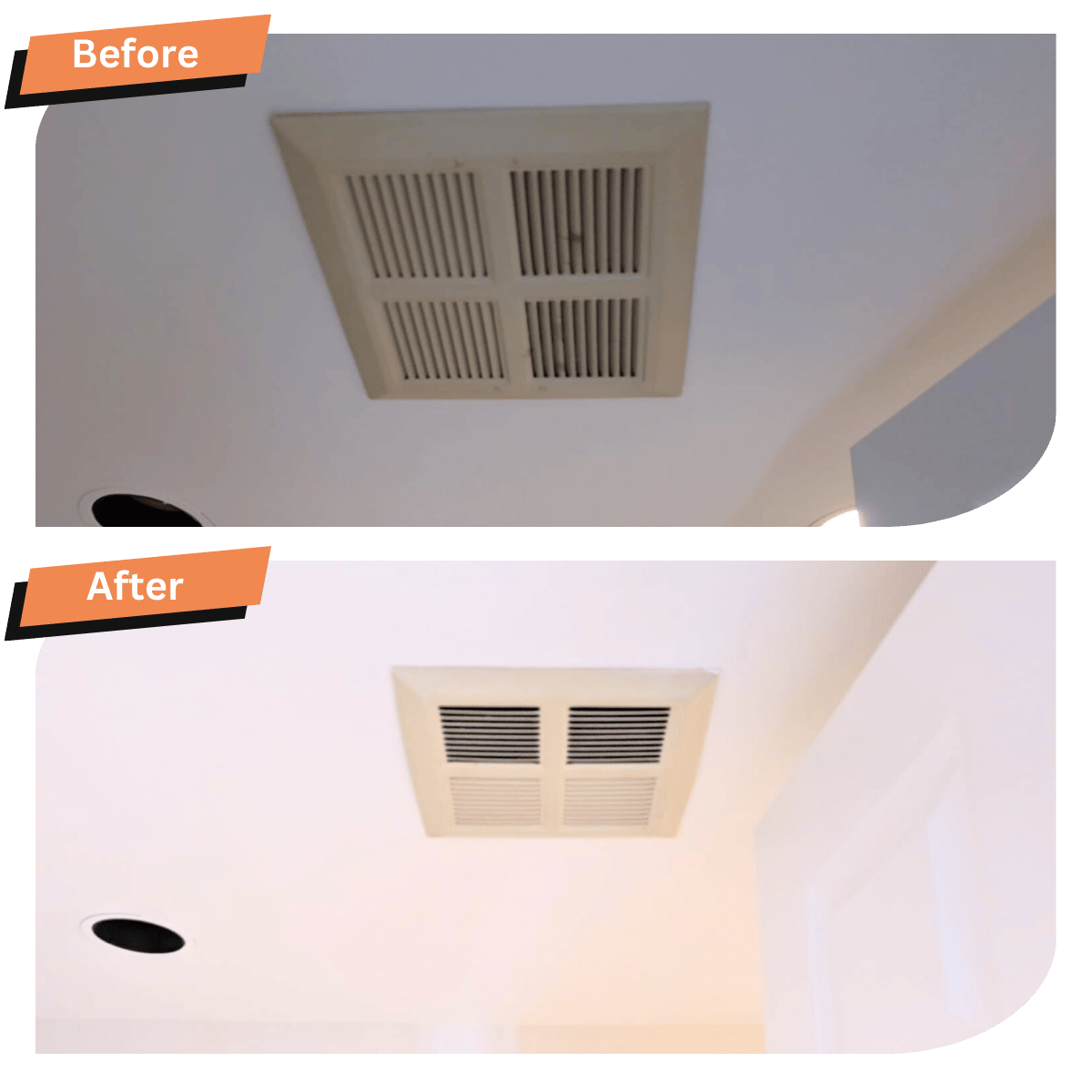 Ceiling Vent Clean